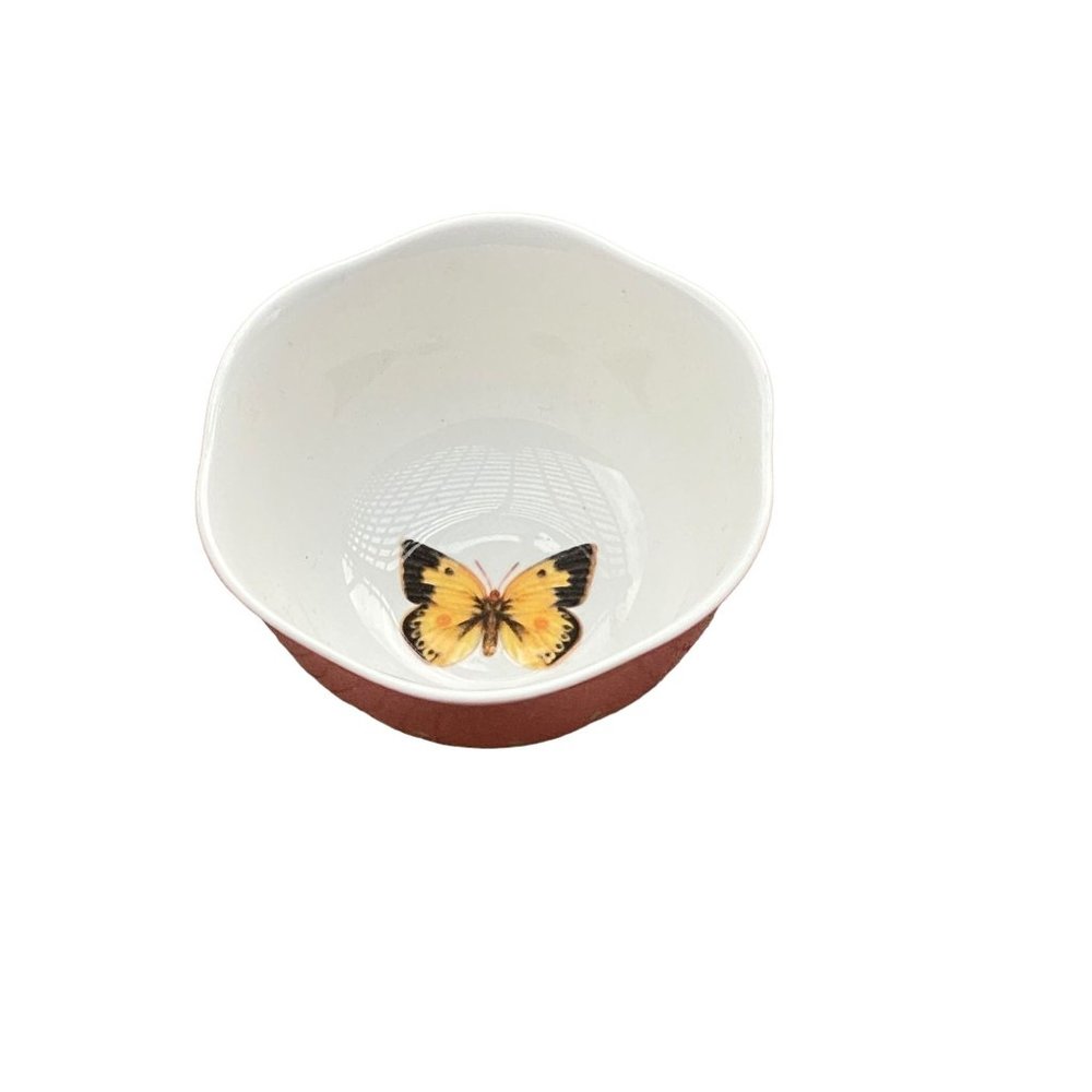 Lenox Butterfly Meadow Small Dessert Cereal Bowl 4.5” Replacement Pink - Picture 6 of 8
